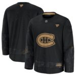 Men's Montreal Canadiens  Black 2024 Military Appreciation Practice Jersey