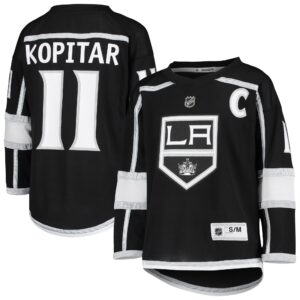 Anze Kopitar Los Angeles Kings Youth Home Replica Player Jersey - Black