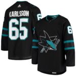 Erik Karlsson San Jose Sharks  Alternate Authentic Jersey - Black