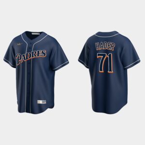 Men's San Diego Padres #71 Josh Hader Cooperstown Collection Jersey - Navy