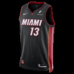 Bam Adebayo Miami HEAT Icon Black Swingman Jersey