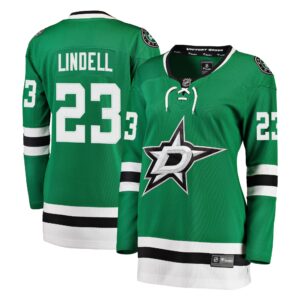 Esa Lindell Dallas Stars Women's Breakaway Player Jersey - Kelly Green