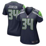 Josh Johnson Seattle Seahawks  Women's Game Jersey - College Navy