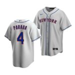 Men's New York Mets #4 Kevin Parada 2022 Draft Jersey Gray Road