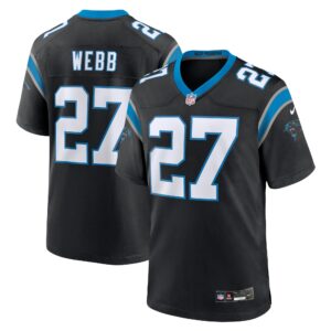 Sam Webb Carolina Panthers Team Game Jersey -  Black