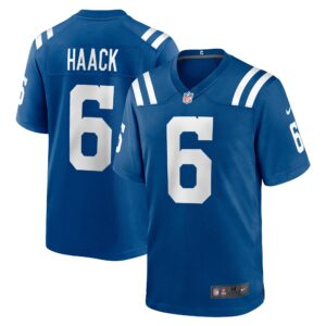 Matt Haack Indianapolis Colts  Game Player Jersey - Royal