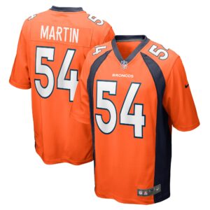 Jacob Martin Denver Broncos  Game Player Jersey - Orange