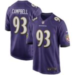Calais Campbell Baltimore Ravens  Game Player Jersey - Purple