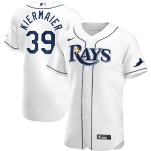 Men's  Tampa Bay Rays #39 Kevin Kiermaier White Home 2020 Player Jersey