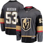 Teddy Blueger Vegas Golden Knights Home Breakaway Jersey - Gray