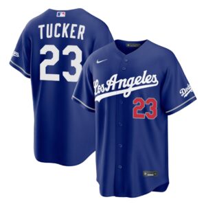 Kyle Tucker #23 Los Angeles Dodgers Royal Alternate Stadium Jersey