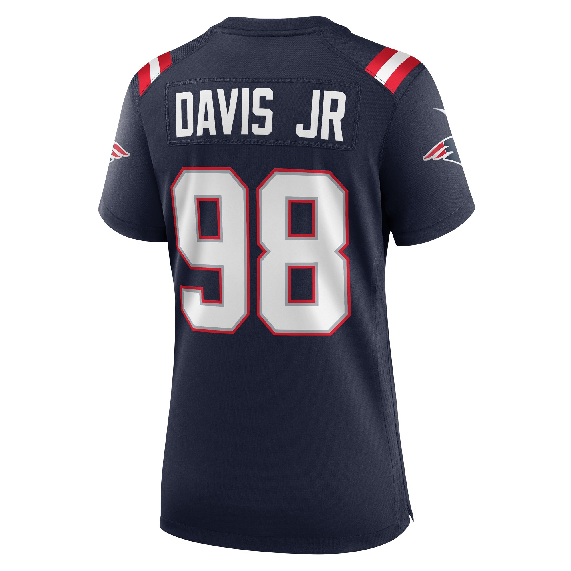 Carl Davis Jr. New England Patriots Women's Game Player Jersey - Navy - Image 3