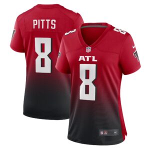 Kyle Pitts Atlanta Falcons Women's Alternate Game Jersey - Red