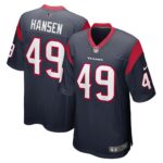 Jake Hansen Houston Texans  Game Player Jersey - Navy