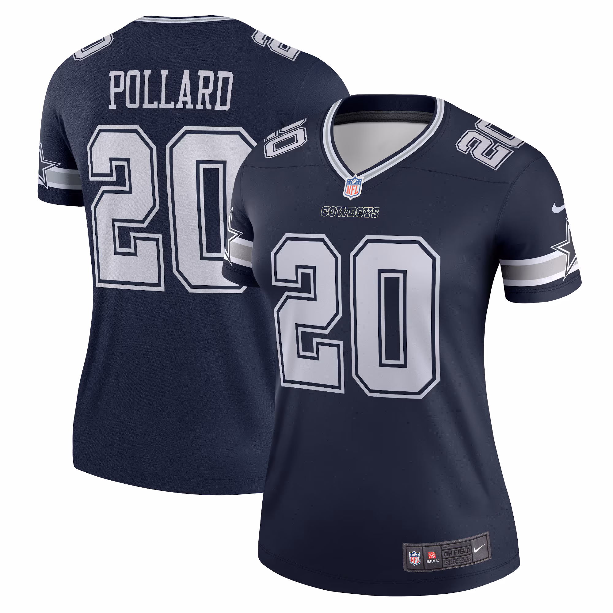 Tony Pollard Dallas Cowboys Women's  Legend Jersey - Navy