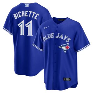 Bo Bichette #11 Toronto Blue Jays Alternate 2 Replica Jersey - Rush Blue