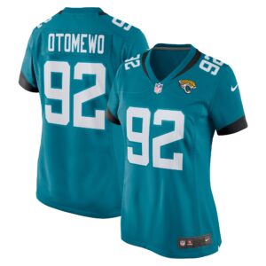 Esezi Otomewo Jacksonville Jaguars Women's Team Game Jersey -  Teal