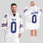 K.C 0 Buffalo Football Unisex Blanket Hoodie