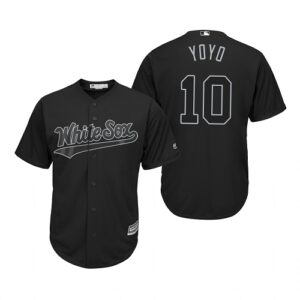 Chicago White Sox Yoan Moncada Yoyo Black 2019 Players Weekend Jersey