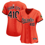 Women's Charm City #410 Baltimore Orioles Vapor Premier Limited Jersey - Orange