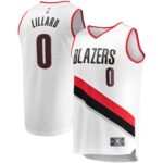 Damian Lillard Portland Trail Blazers  2020/21 Fast Break Replica Jersey - Association Edition - White
