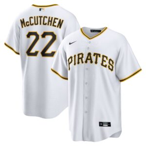 Men's Pittsburgh Pirates Andrew McCutchen  White Replica Player Jersey