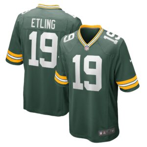 Danny Etling Green Bay Packers  Game Player Jersey - Green