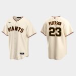 Men's San Francisco Giants #23 Joc Pederson Cream Home Jersey