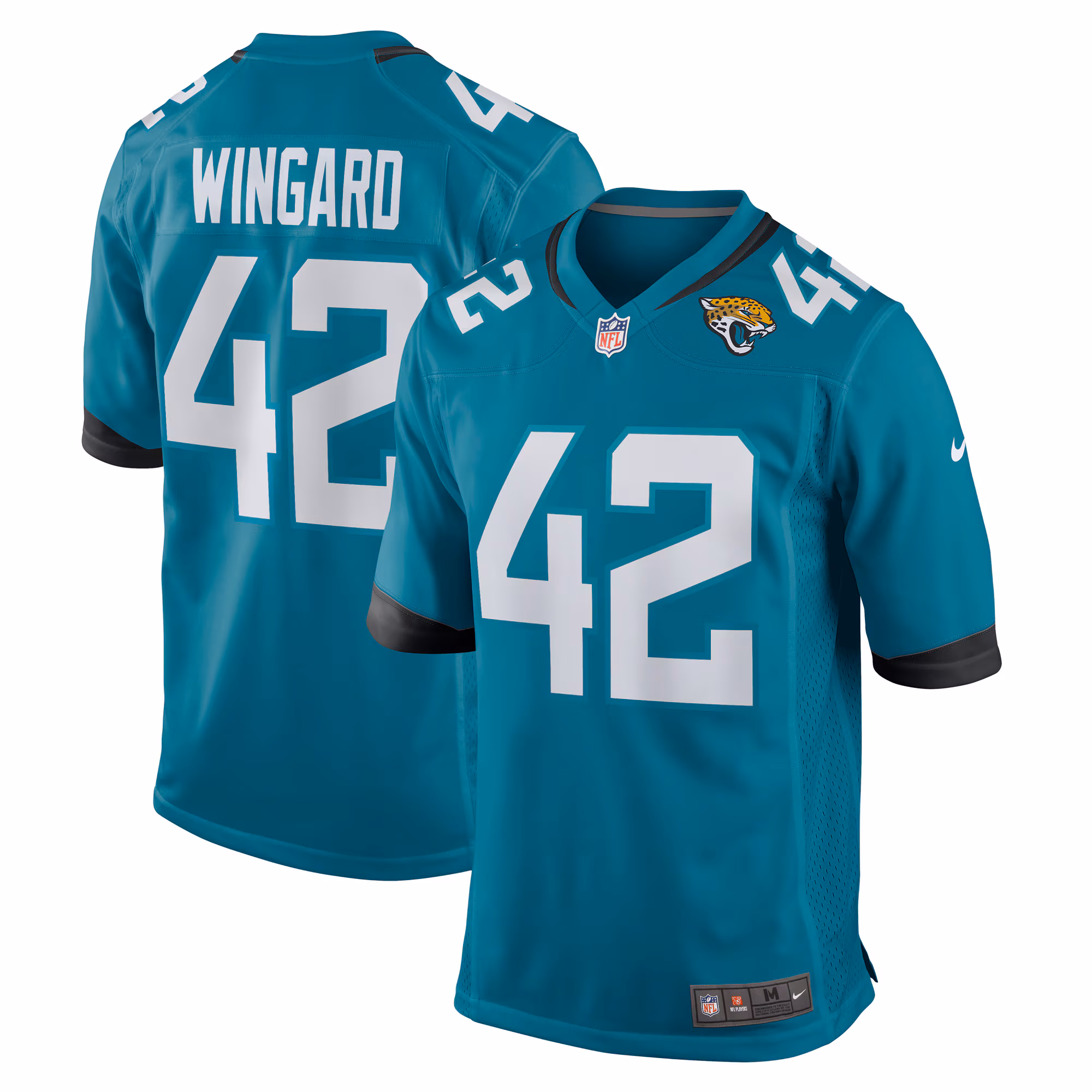 Andrew Wingard #42 Jacksonville Jaguars Game Jersey - Teal