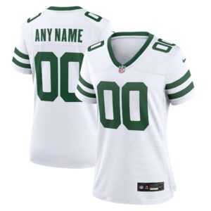 New York Jets  Women's Legacy Custom Game Jersey - White