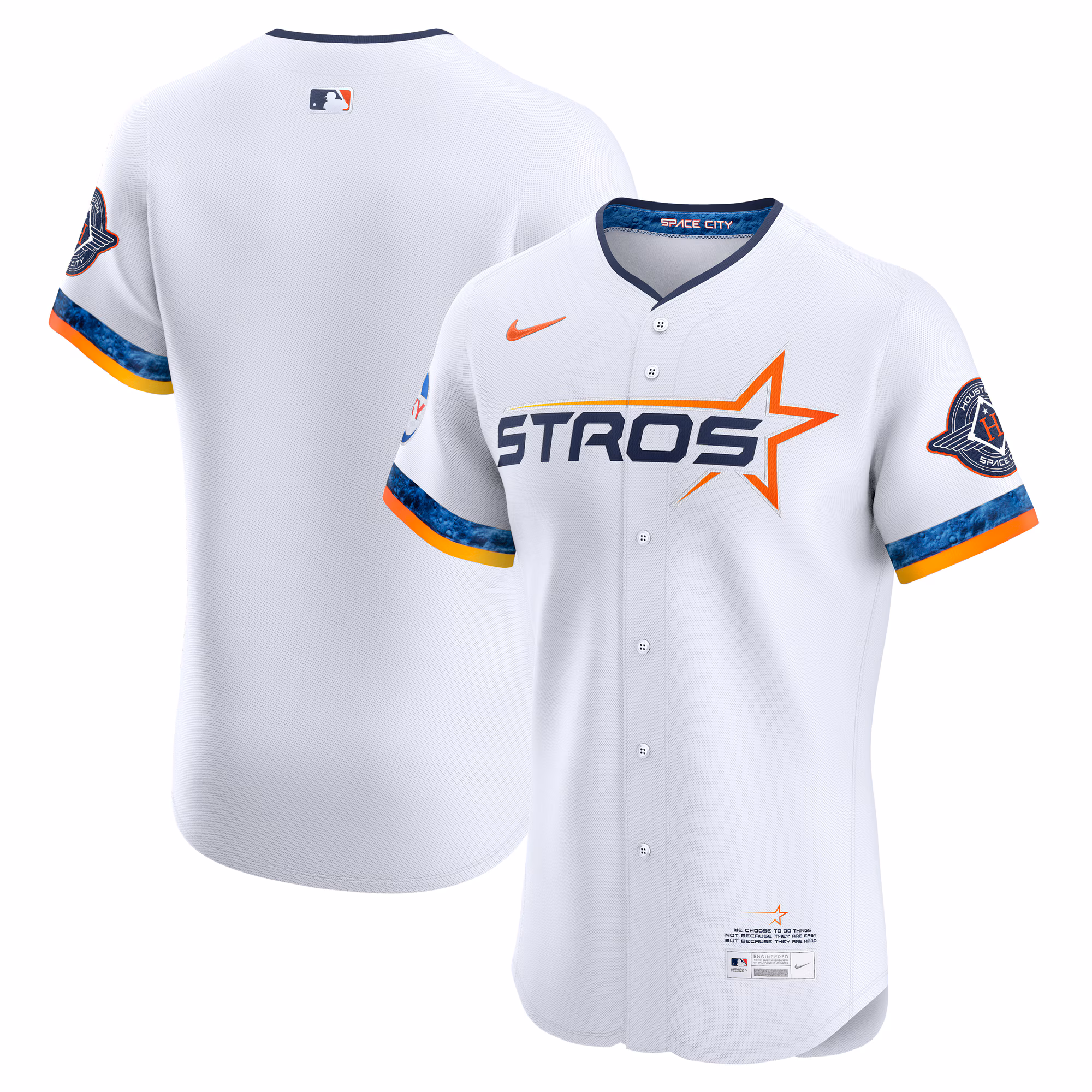 Houston Astros  White 2025 City Connect Elite Jersey