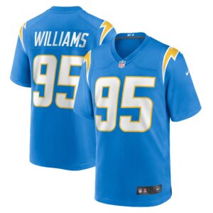 Nicholas Williams Los Angeles Chargers Team Game Jersey -  Powder Blue