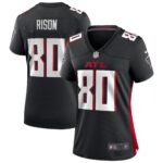 Andre Rison Atlanta Falcons Women's Game Retired Player Jersey - Black