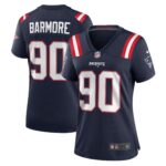 Christian Barmore New England Patriots Women's Player Game Jersey - Navy