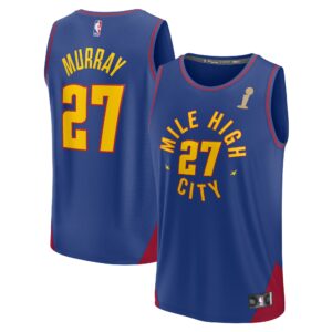 Jamal Murray Denver Nuggets  Blue 2023 Finals Champions Fast Break Player Jersey - Statement Edition