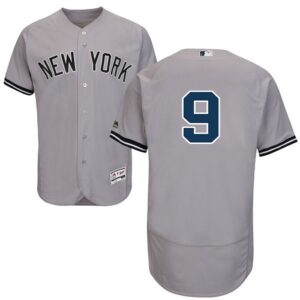 New York Yankees #9 Roger Maris Grey Flexbase Collection Stitched Jersey
