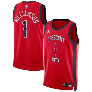 Zion Williamson New Orleans Pelicans  Unisex Swingman Jersey - Red - Statement Edition