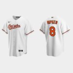 Men's Baltimore Orioles #8 Cal Ripken Jr. White Home Jersey