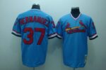 Mitchell And Ness St. Louis Cardinals #37 Keith Hernandez Stitched Blue Throwback Jersey