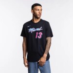 Bam Adebayo Original Vice Nights Name & Number Tee