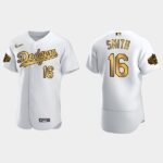 Men's Los Angeles Dodgers #16 Will Smith 2022 All-Star Game Flex Base Jersey - White Gold