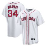 Men's Boston Red Sox David Ortiz  White Big Papi Replica Jersey