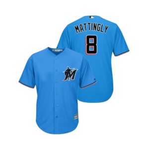 Men's Miami Marlins Don Mattingly Majestic Alternate 2019 Cool Base Jersey