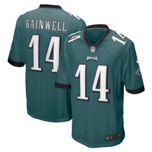 Kenneth Gainwell Philadelphia Eagles  Game Jersey - Midnight Green