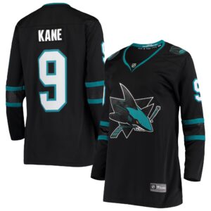 Evander Kane San Jose Sharks Women's Breakaway Alternate Player Jersey - Black