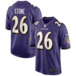 Geno Stone Baltimore Ravens  Game Jersey - Purple