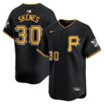 Men's Pittsburgh Pirates #30 Paul Skenes  Black Alternate Limited Player Jersey
