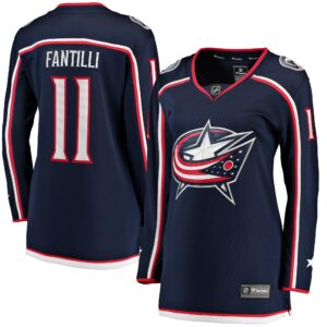 Adam Fantilli Columbus Blue Jackets Women's Home Breakaway Player Jersey - Navy