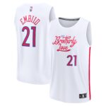 Joel Embiid Philadelphia 76ers  2022/23 Fastbreak Jersey - City Edition - White