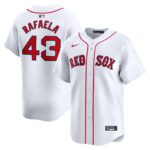 Men's Boston Red Sox Ceddanne Rafaela  White Home Limited Player Jersey
